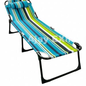Premium Back Rest Steel Folding Cot - Image 5
