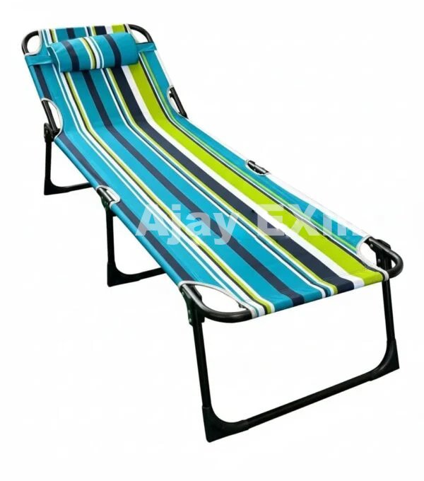 Premium Back Rest Steel Folding Cot
