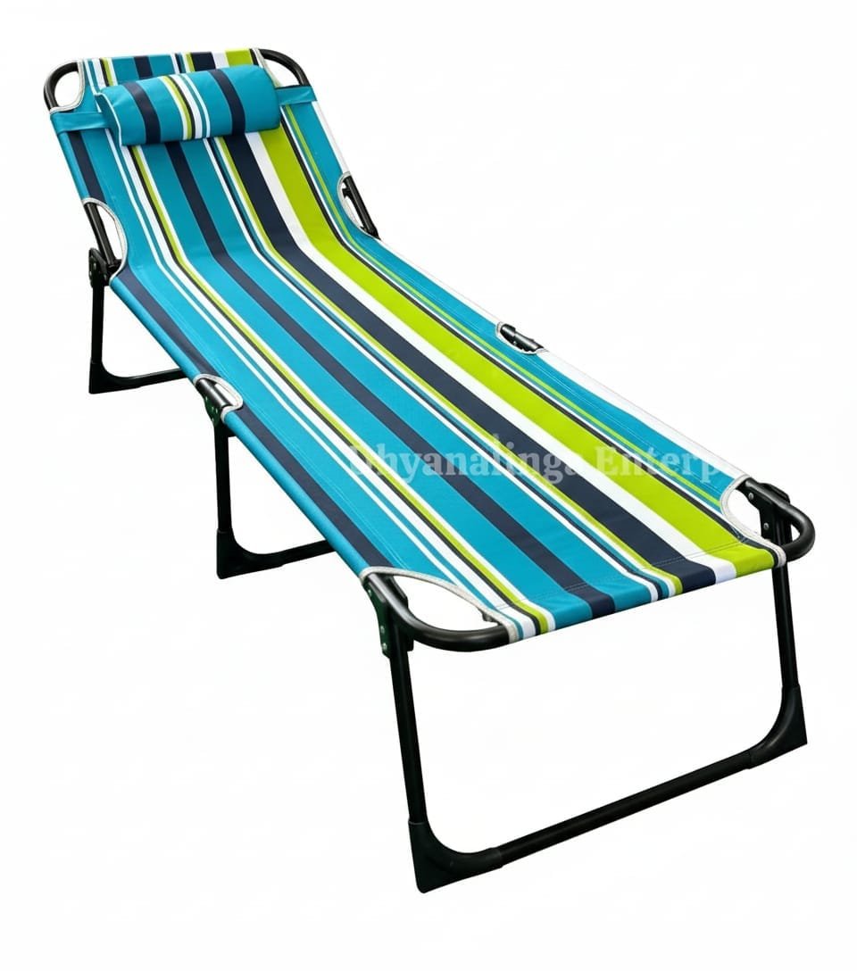 Back Rest Folding Cot - Image 3