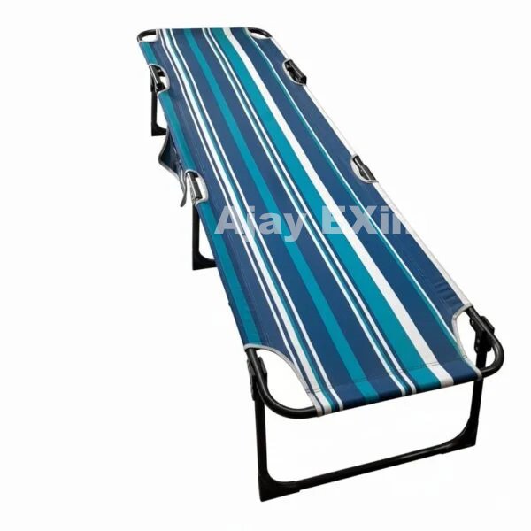 Premium Back Rest Steel Folding Cot