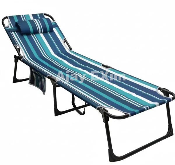 Premium Back Rest Steel Folding Cot