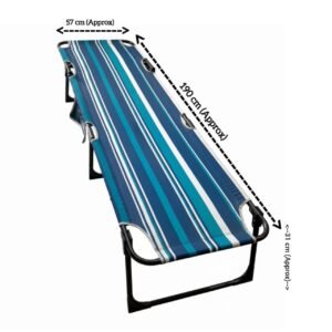 Back Rest Folding Cot - Image 2