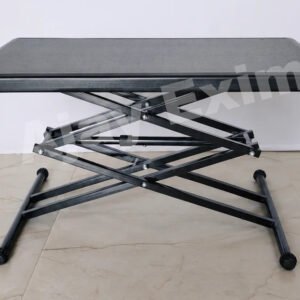 Height-Adjustable Rectangular Multi-Purpose Foldable Scissor Table - Image 3