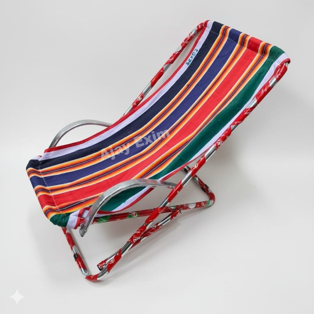 Mild-Steel Portable Folding Easy Chair