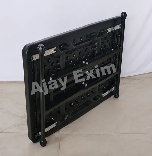 Height-Adjustable Rectangular Multi-Purpose Foldable Scissor Table