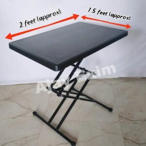 Height-Adjustable Rectangular Multi-Purpose Foldable Scissor Table - Image 6