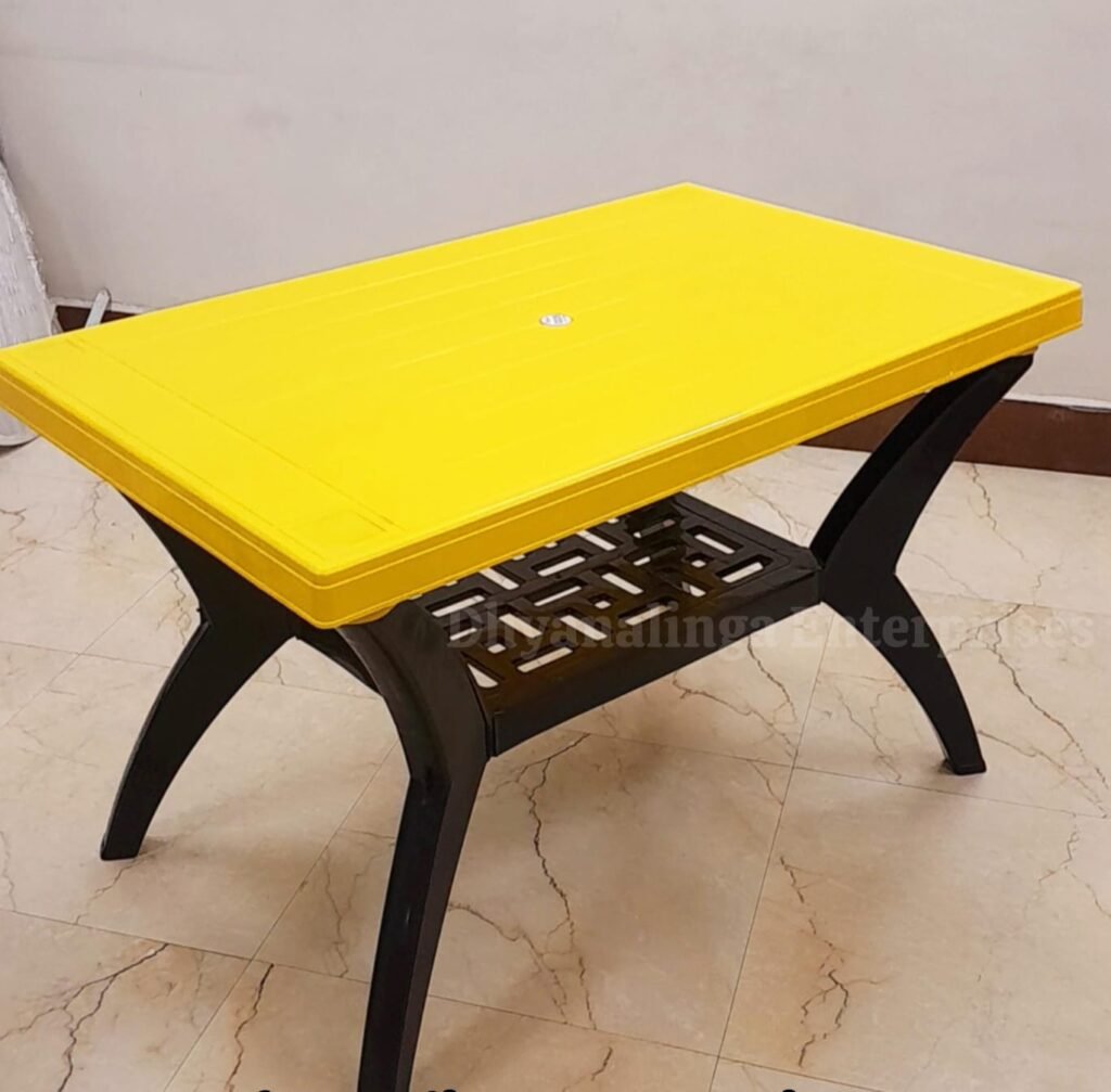 Plastic Cross Leg Restaurant Dining Table