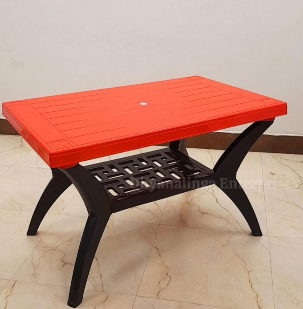 Plastic Cross Leg Restaurant Dining Table