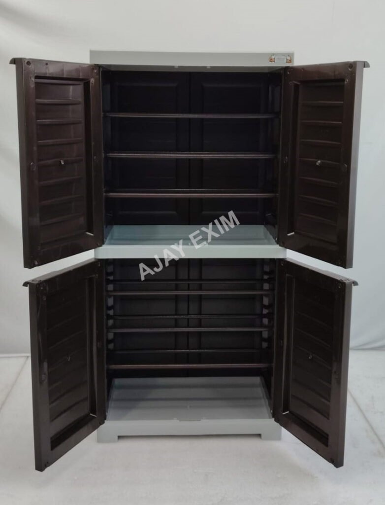 Premium 4 Feet Plastic Cheppal Cabinet