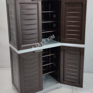 Premium 4 Feet Plastic Cheppal Cabinet - Image 2