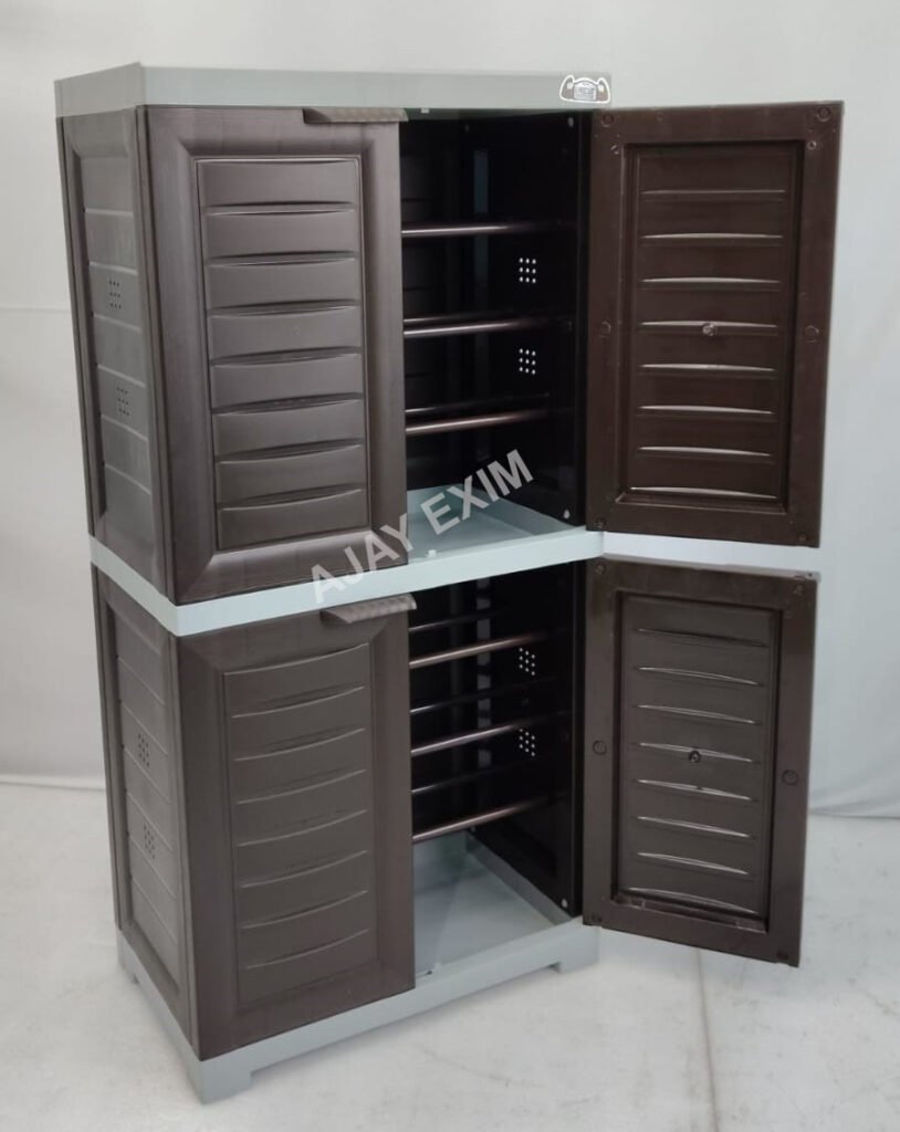 Premium 4 Feet Plastic Cheppal Cabinet
