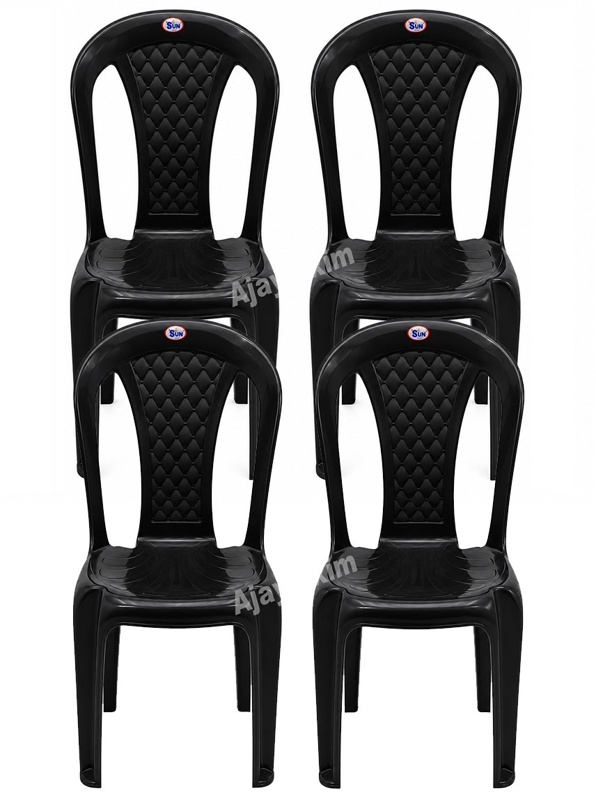 Affordable Plastic Armless Chair