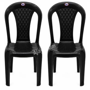 Affordable Plastic Armless Chair in Madurai – Set of 2
