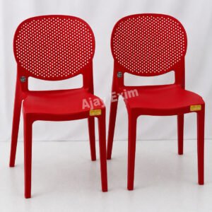 Perforated Back Plastic Armless Chair