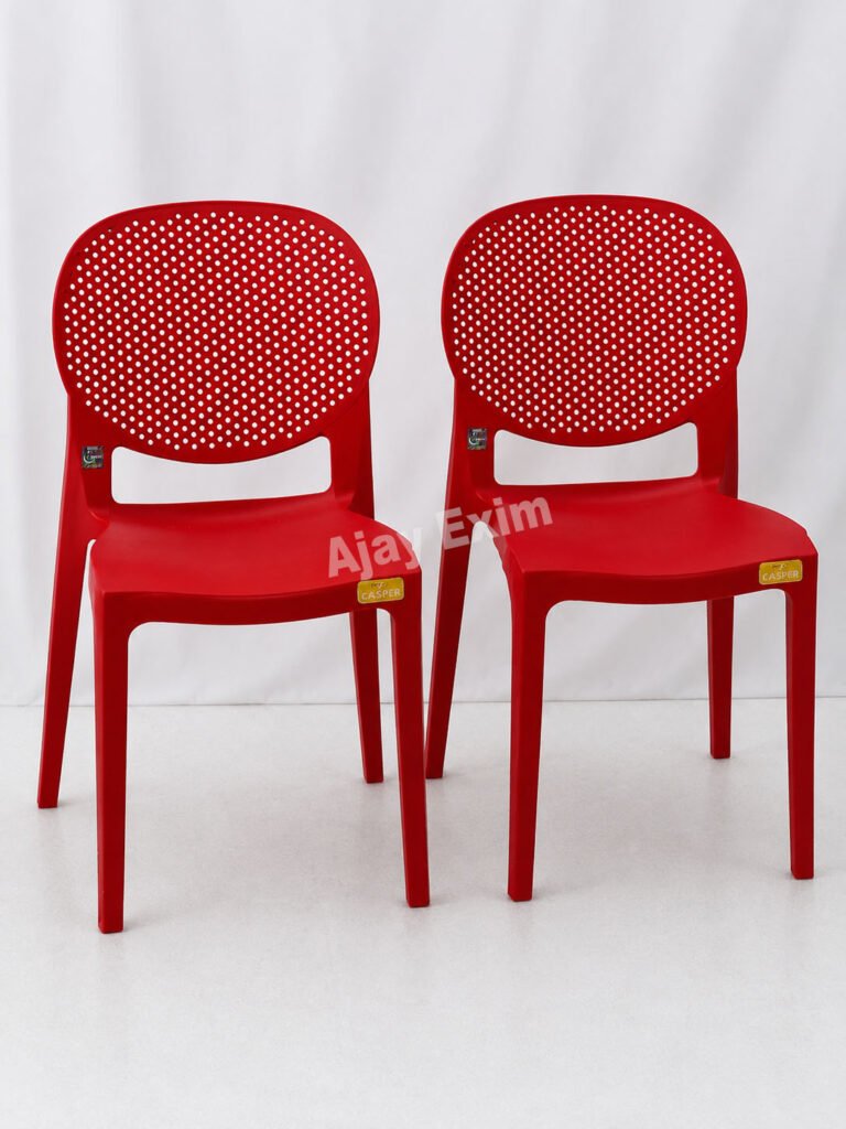 Perforated Back Plastic Armless Chair