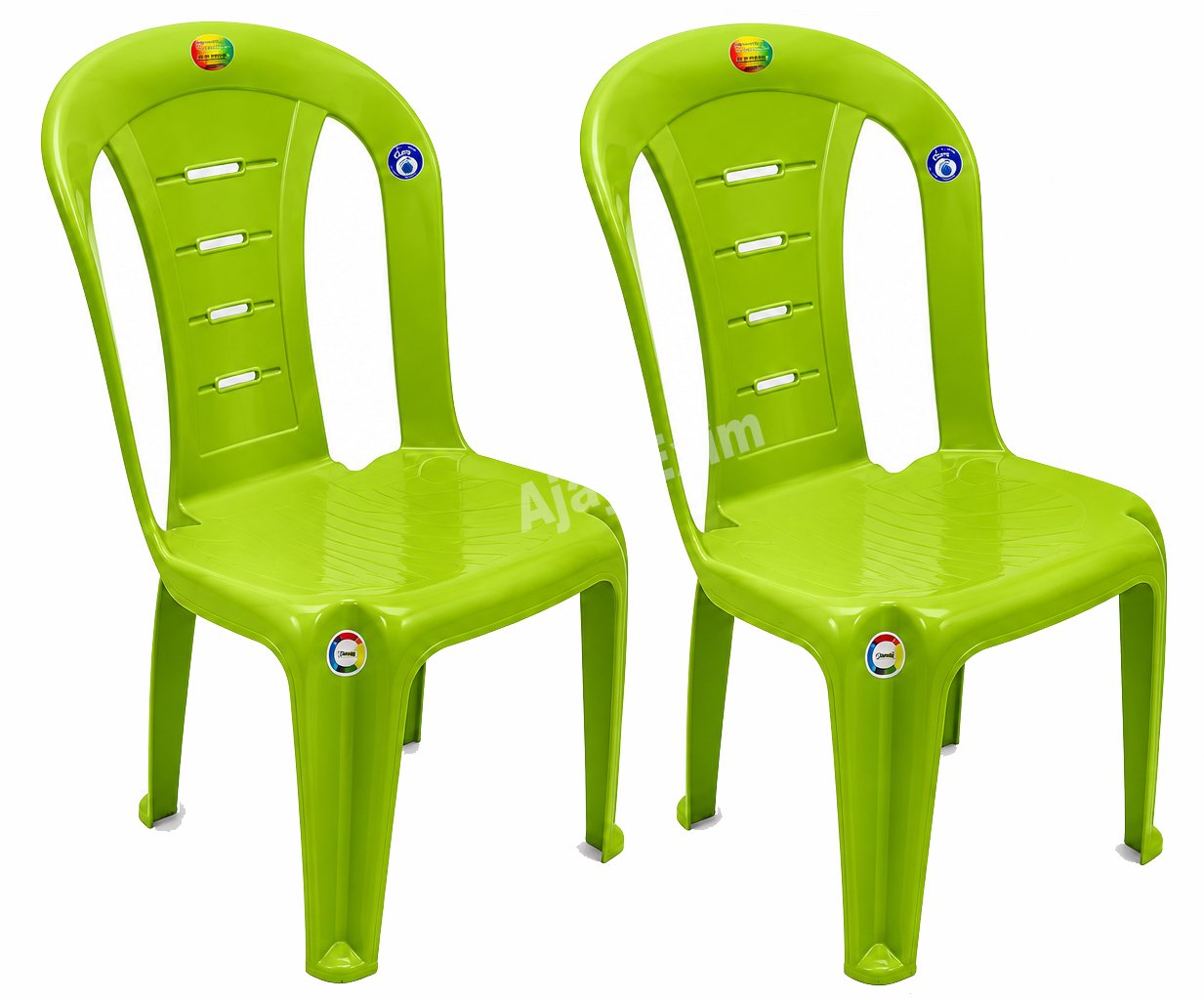 armless chair plastic chair shopee