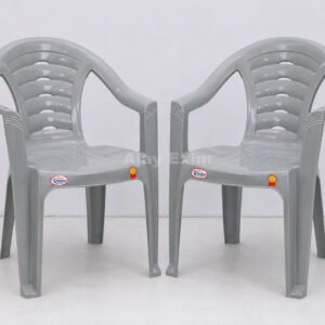 Classic Rounded Back Plastic Arm Chair