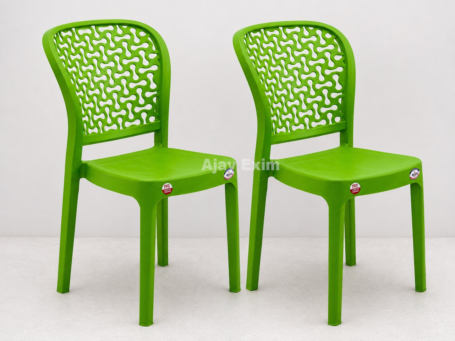 Durable Plastic Armless Chair Set