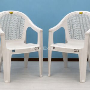 FLORAL DESIGN PLASTIC CHAIR