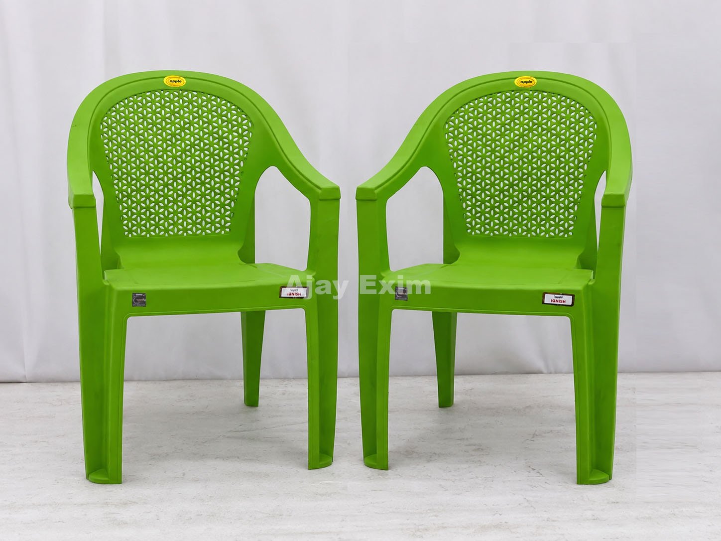 FLORAL DESIGN PLASTIC CHAIR