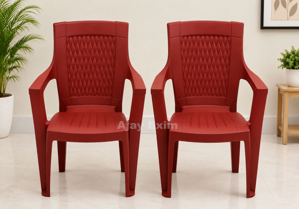 Luxury Diamond Back Plastic Arm Chair