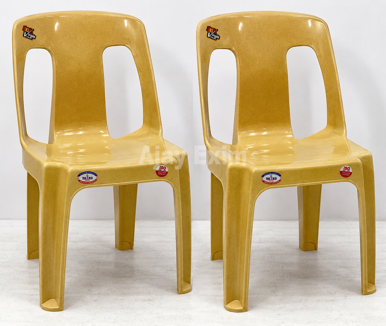 Modern Plastic Armless Chair