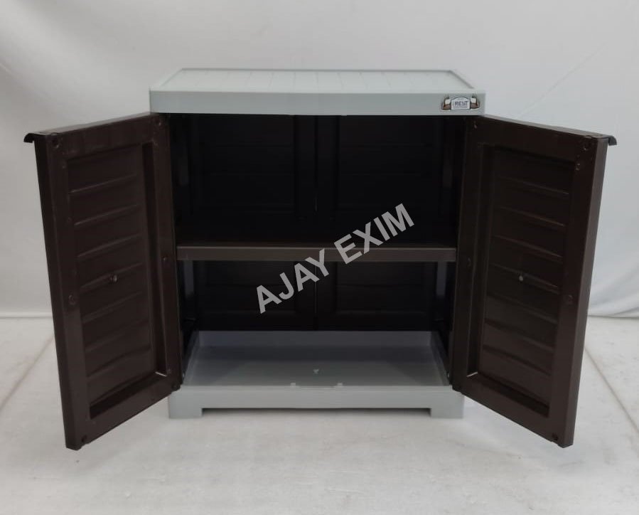 Premium 2 Feet Plastic Storage Wardrobe Cabinet