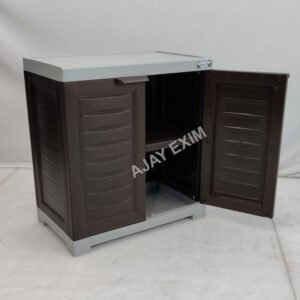 Premium 2 Feet Plastic Storage Wardrobe Cabinet - Image 2