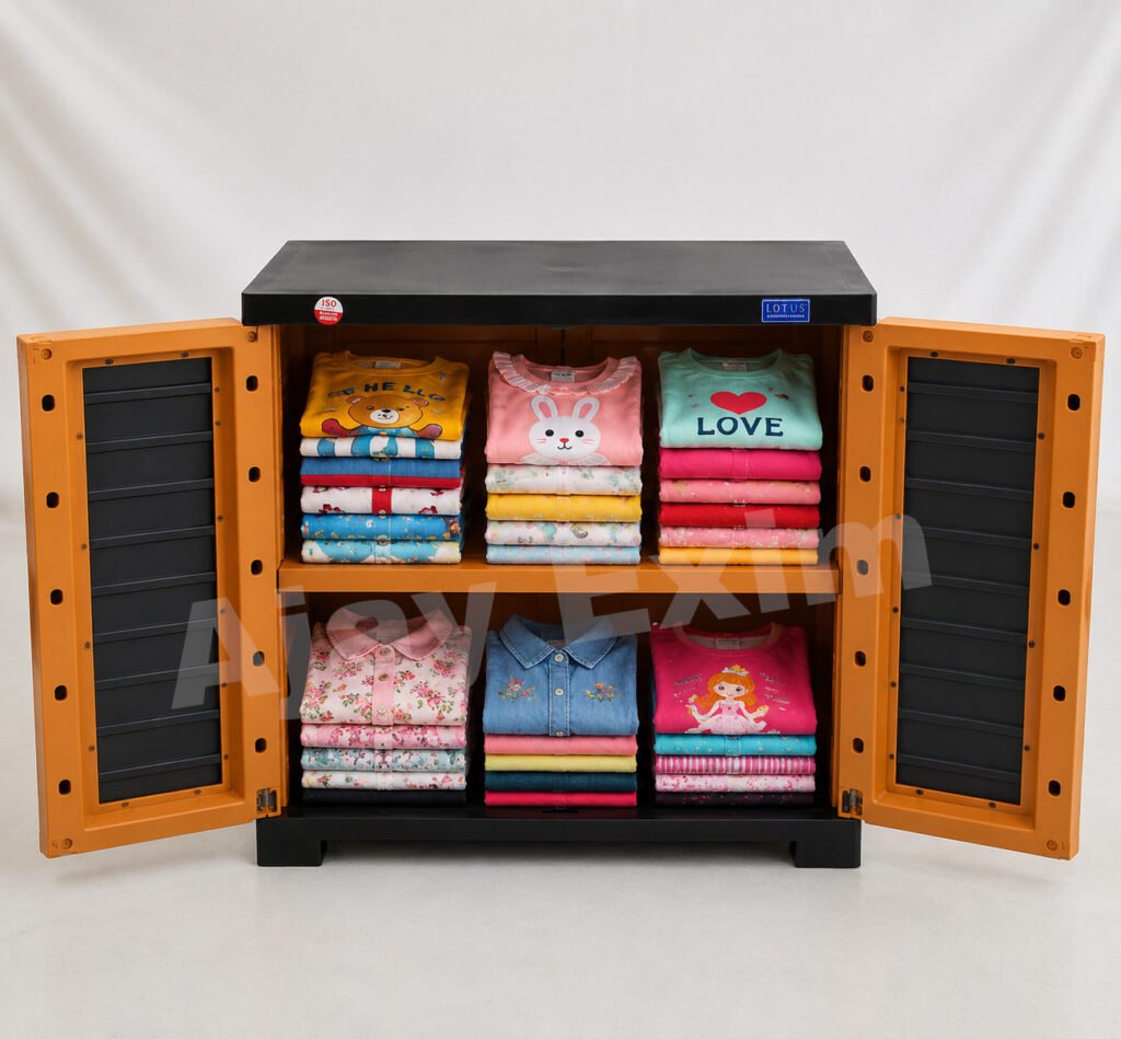 Premium 2 Feet Plastic Storage Wardrobe Cabinet