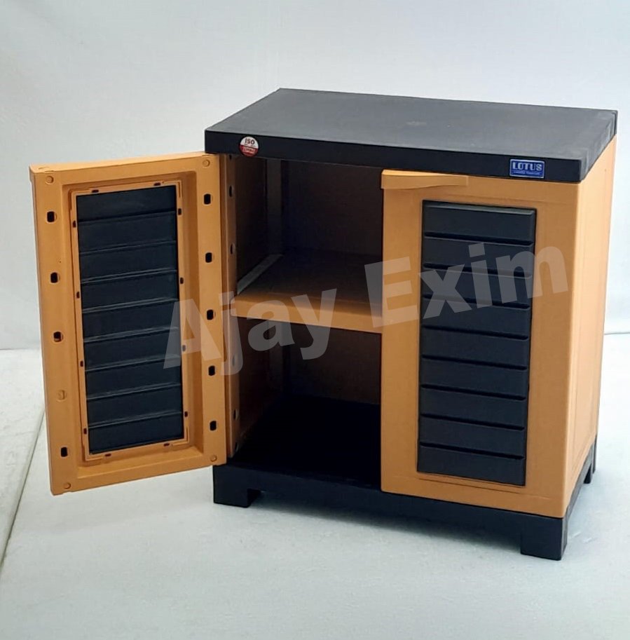 Premium 2 Feet Plastic Storage Wardrobe Cabinet