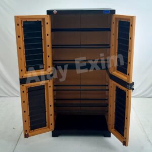 Premium 4 Feet Plastic Cheppal Cabinet - Image 2