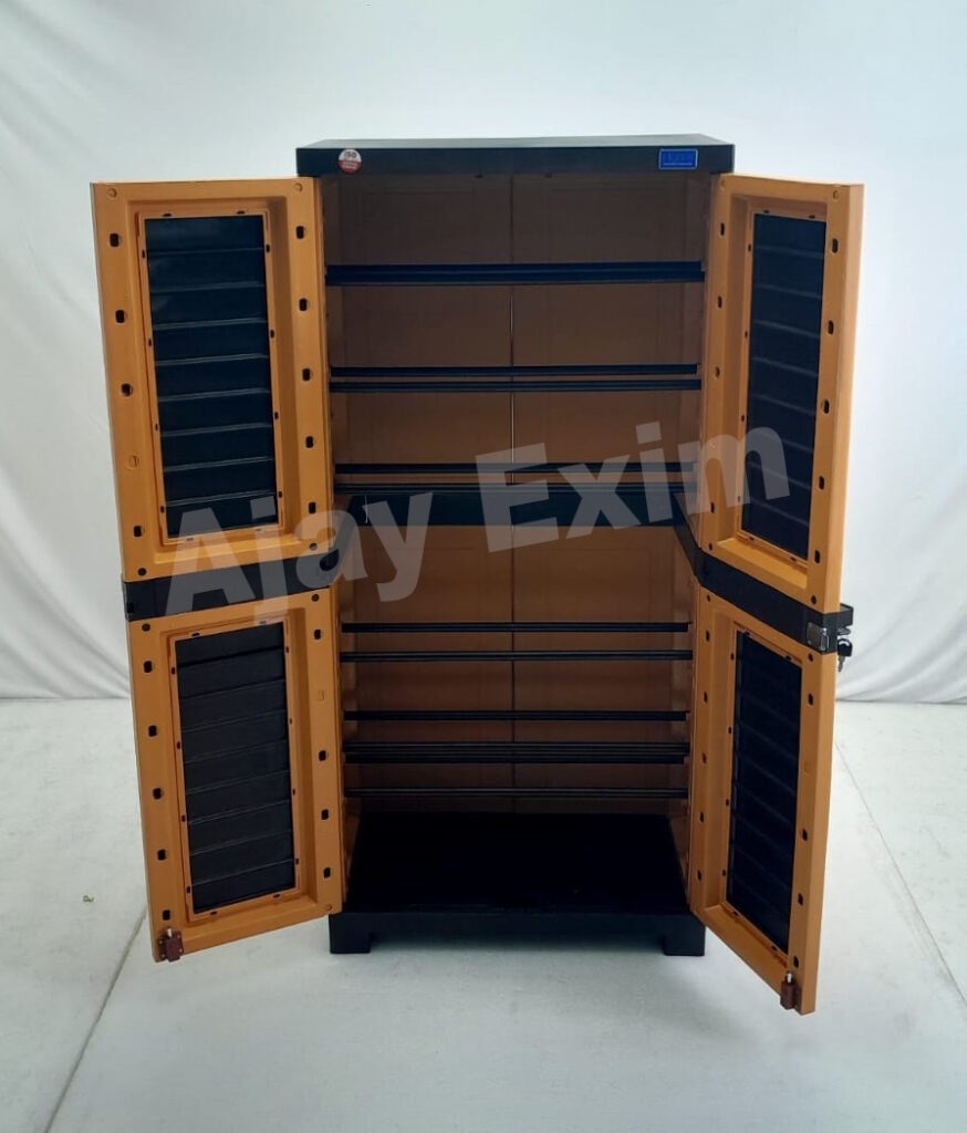 Premium 4 Feet Plastic Cheppal Cabinet