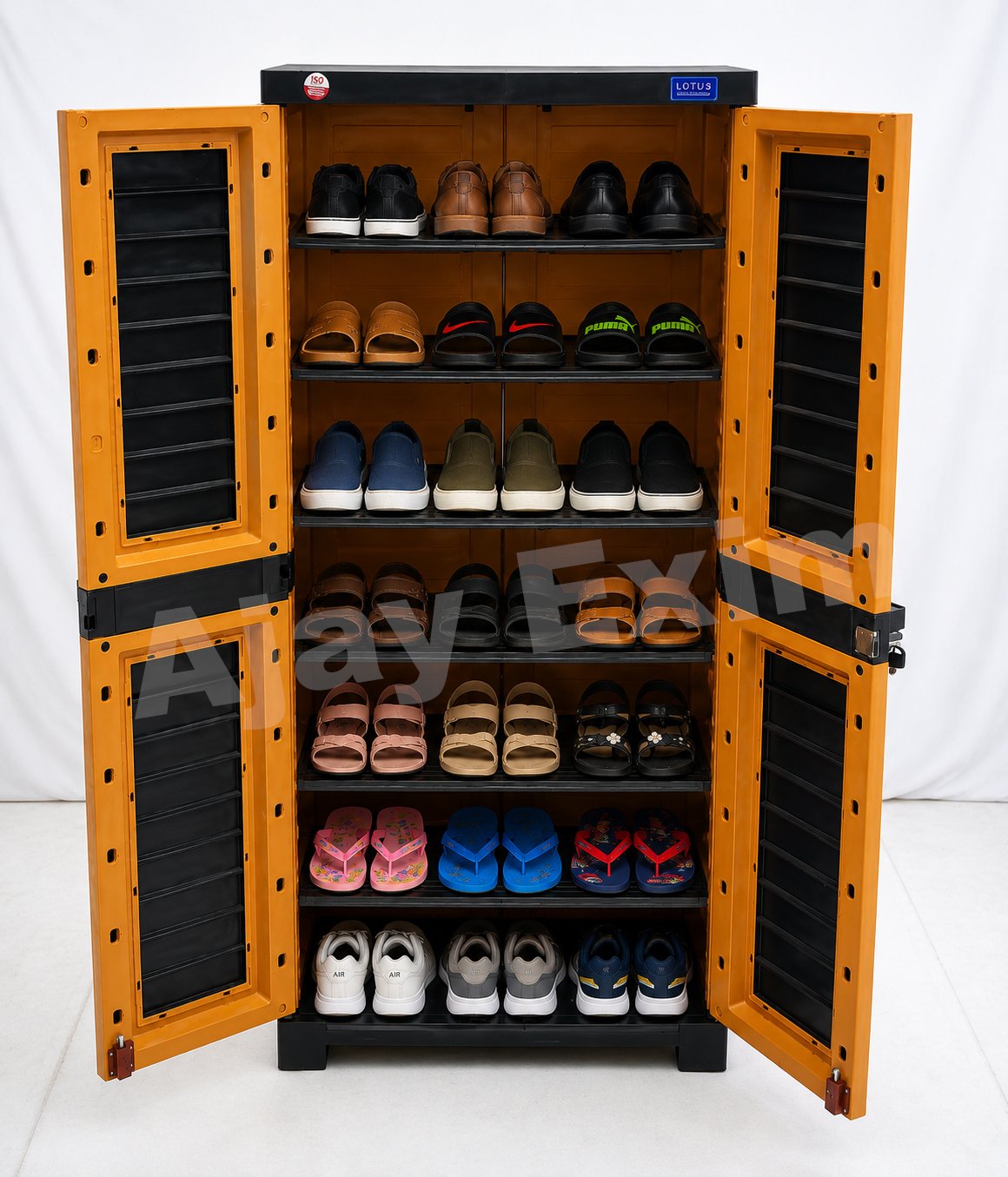 Premium 4 Feet Plastic Cheppal Locker
