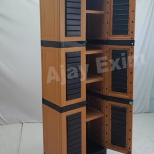 Premium 6 Feet Plastic Storage Wardrobe Cabinet 1