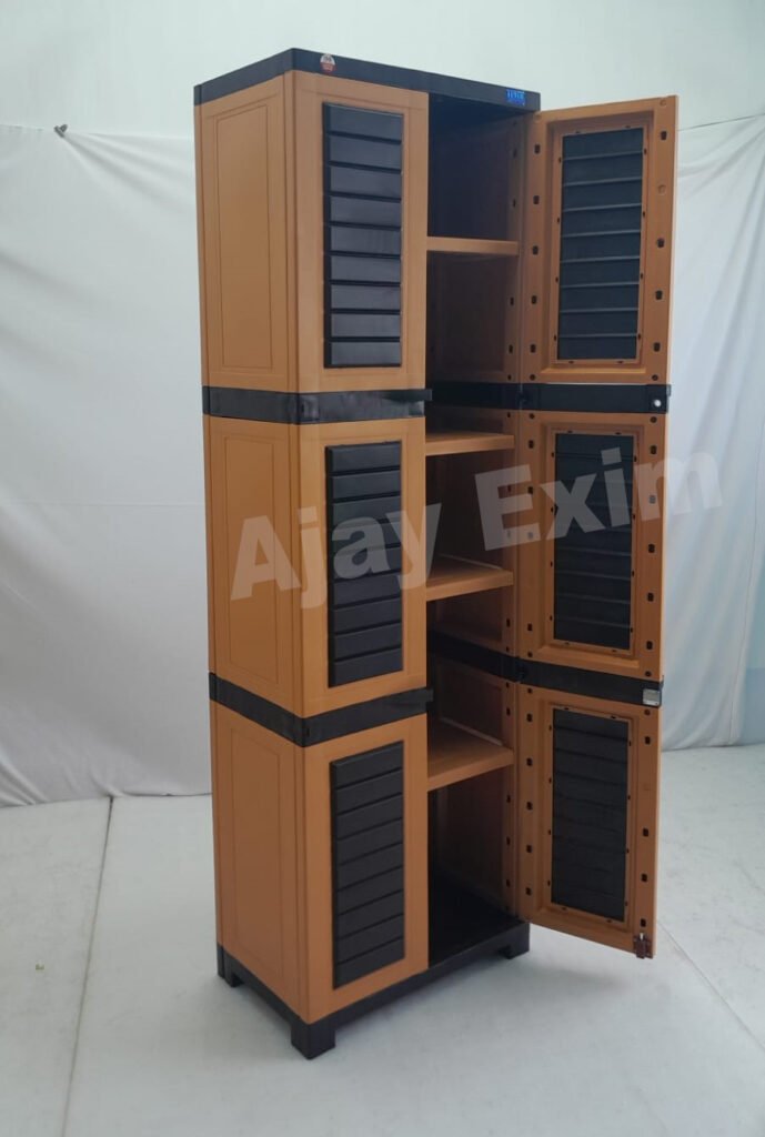 Premium 6 Feet Plastic Storage Wardrobe Cabinet 1