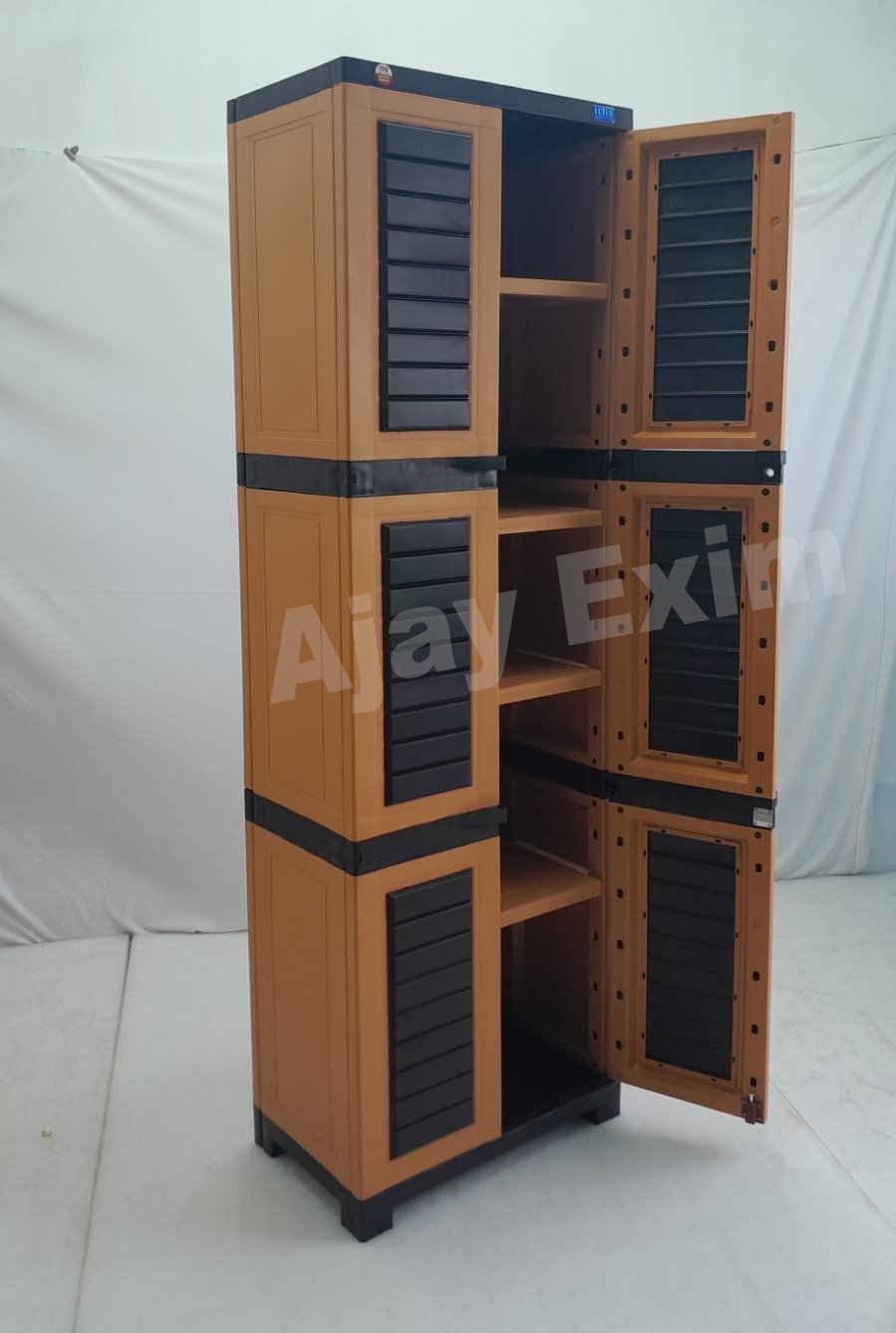 Premium 6 Feet Plastic Storage Wardrobe Cabinet 1