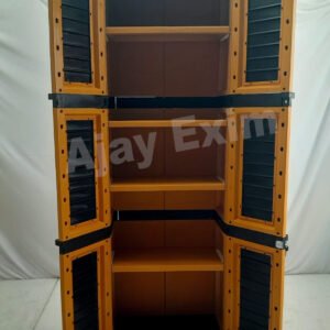 Premium 6 Feet Plastic Storage Wardrobe Cabinet - Image 3