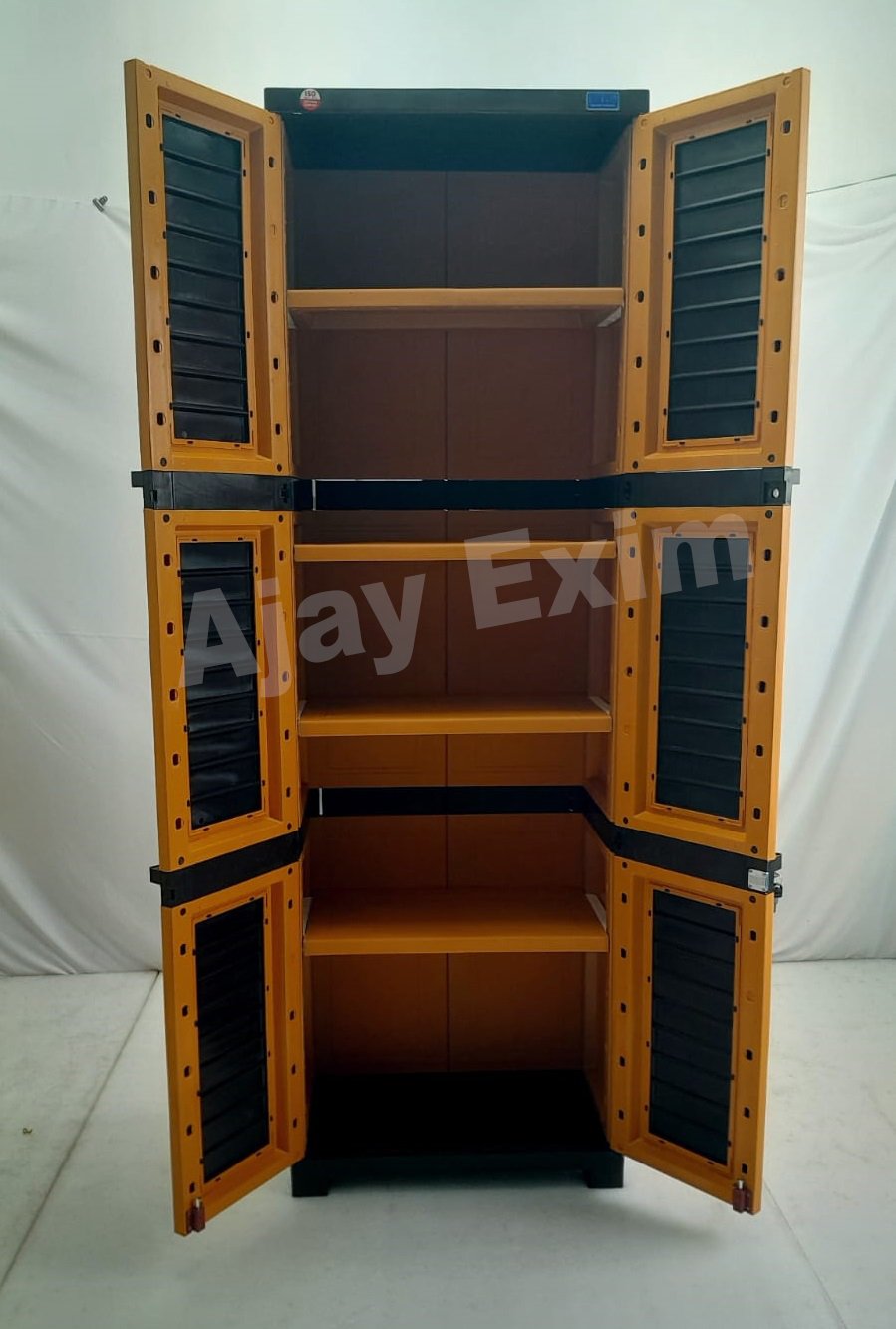 Premium 6 Feet Plastic Storage Wardrobe Cabinet - Image 3