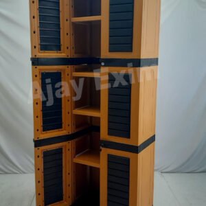 Premium 6 Feet Plastic Storage Wardrobe Cabinet - Image 4