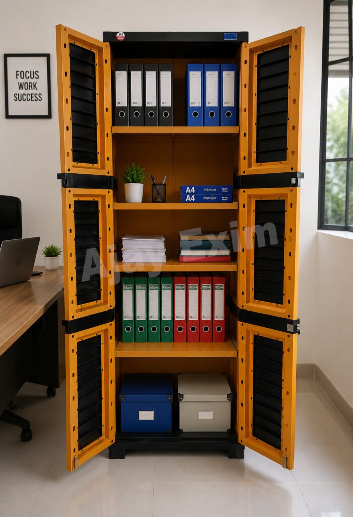 Premium 6 Feet Plastic Storage Wardrobe Cabinet