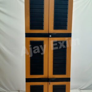 Premium 6 Feet Plastic Storage Wardrobe Cabinet - Image 5