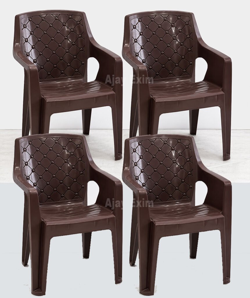 Premium Plastic Arm Chair Set of 4