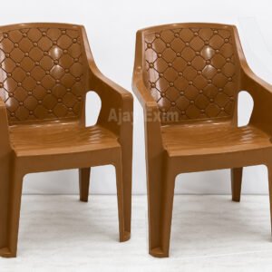Premium Plastic Arm Chair Set of 2 - Image 2
