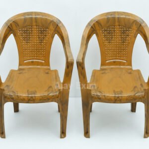 Traditional Plastic Arm Chair Set of 2 - Image 2