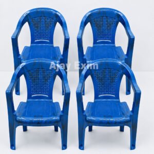 Traditional Plastic Arm Chair Set of 4 - Image 2