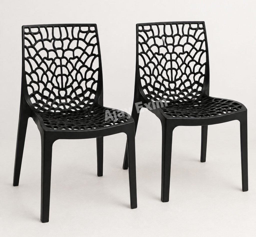 Modern Web Design Plastic Armless Chair