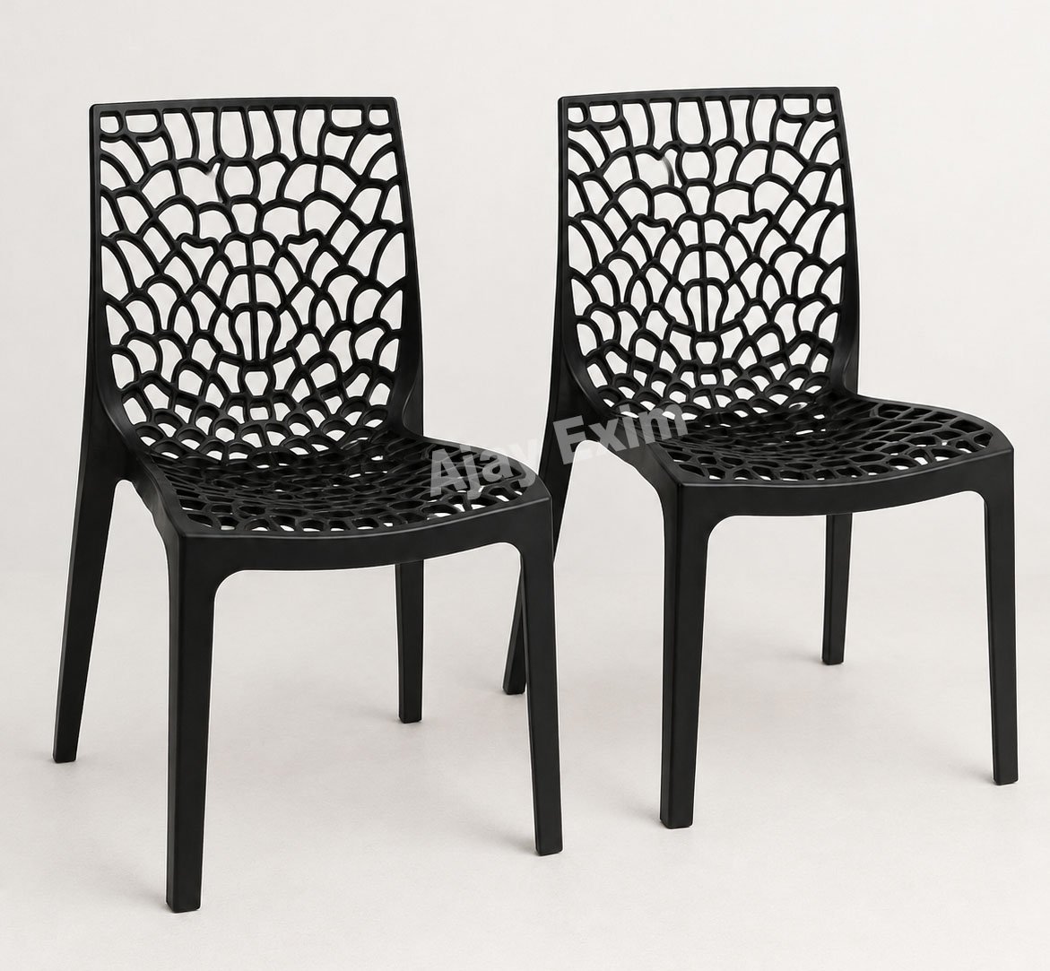 Modern Web Design Plastic Armless Chair