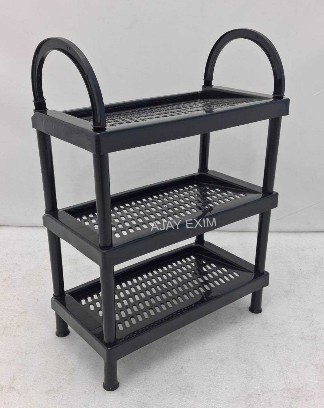 3 Tier Plastic Cheppal Stand - Image 2